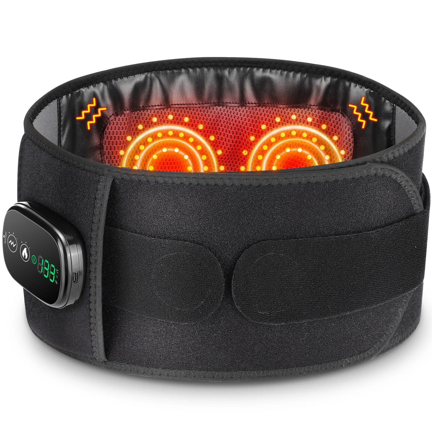 New Upgrade Electric Heating Waist Massager