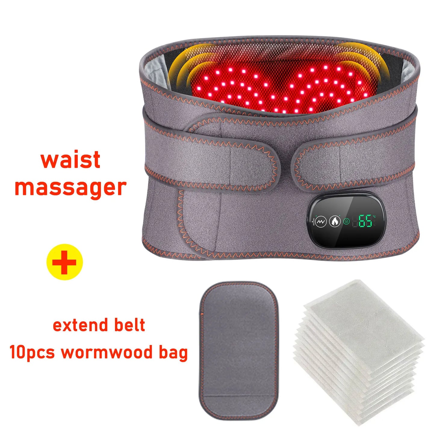 New Upgrade Electric Heating Waist Massager
