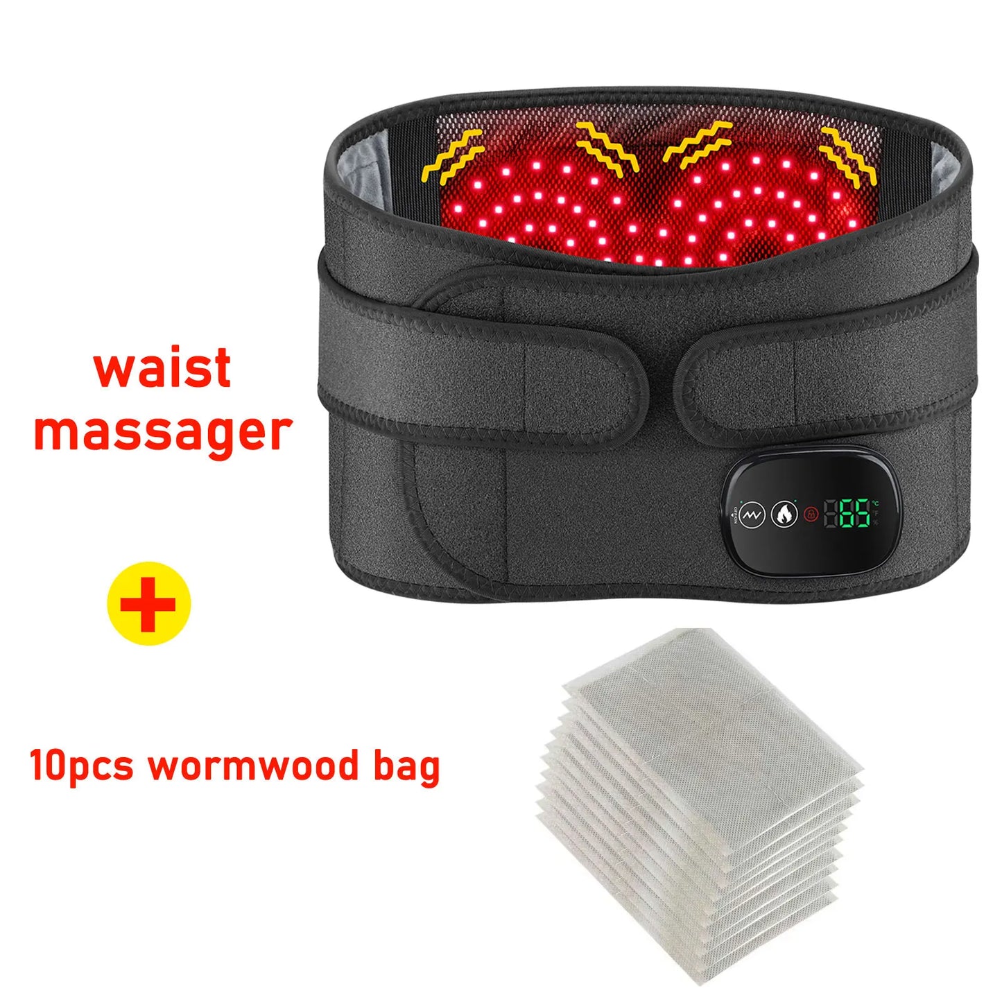 New Upgrade Electric Heating Waist Massager