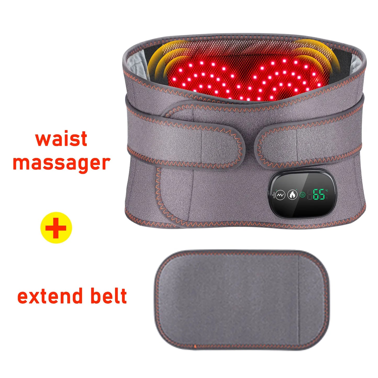 New Upgrade Electric Heating Waist Massager