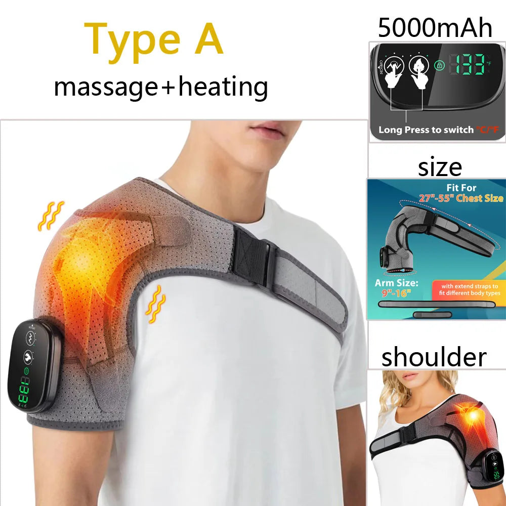 Electric Shoulder Massager Belt