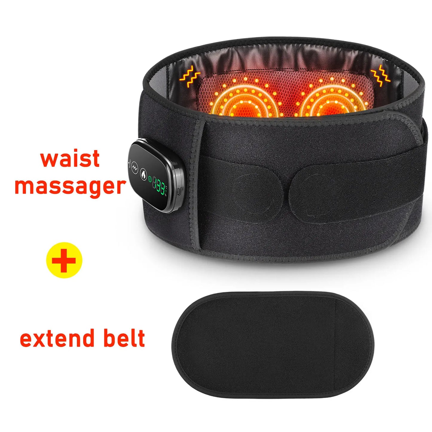 New Upgrade Electric Heating Waist Massager