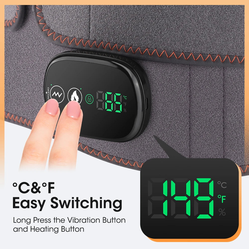 New Upgrade Electric Heating Waist Massager
