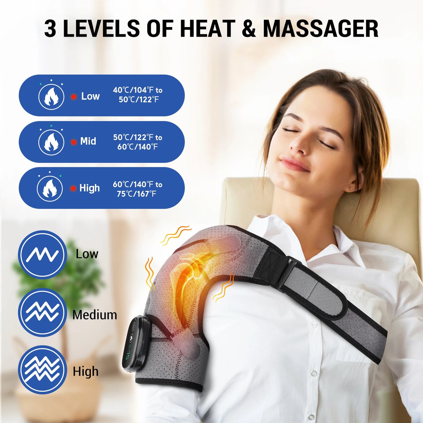 Electric Shoulder Massager Belt