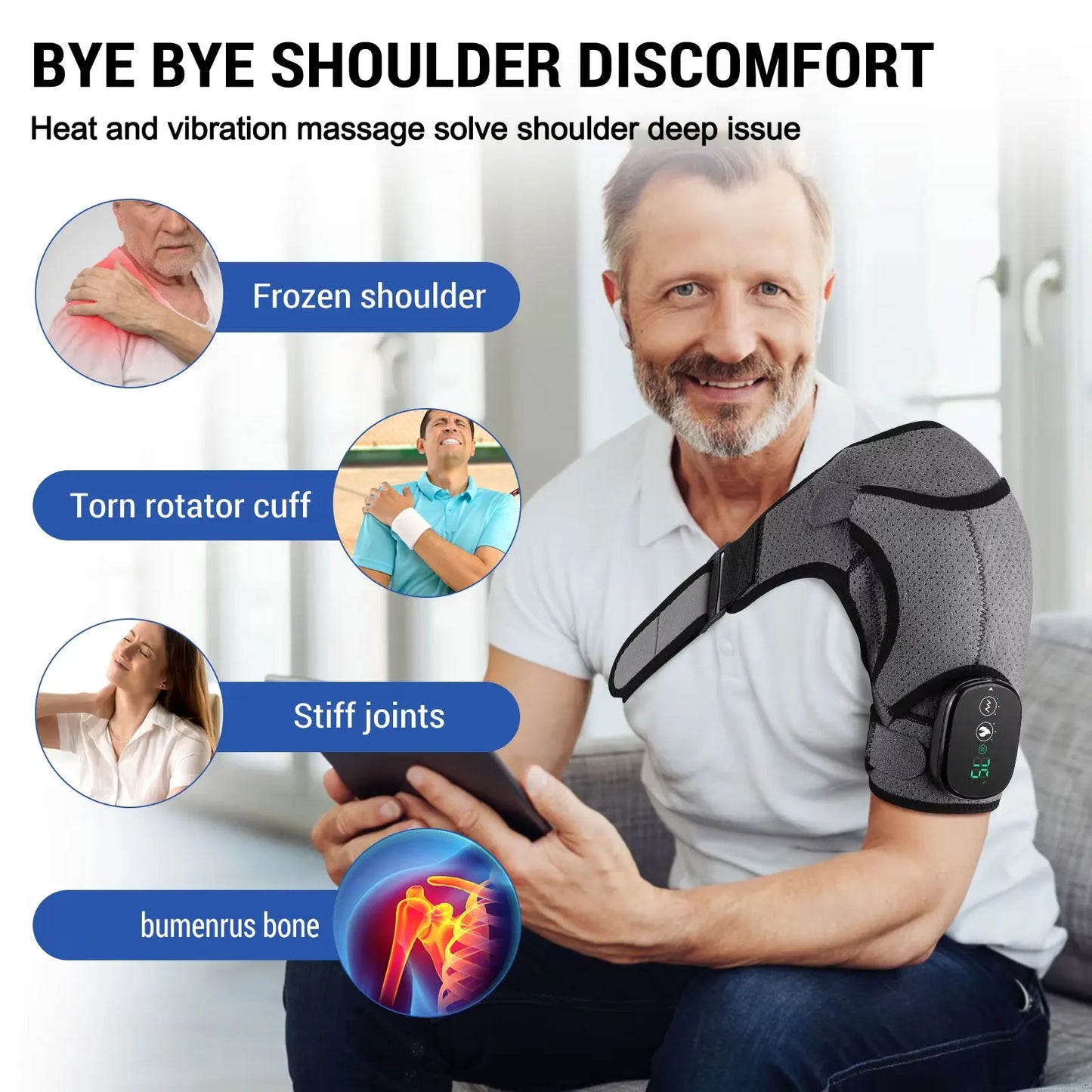 Electric Shoulder Massager Belt